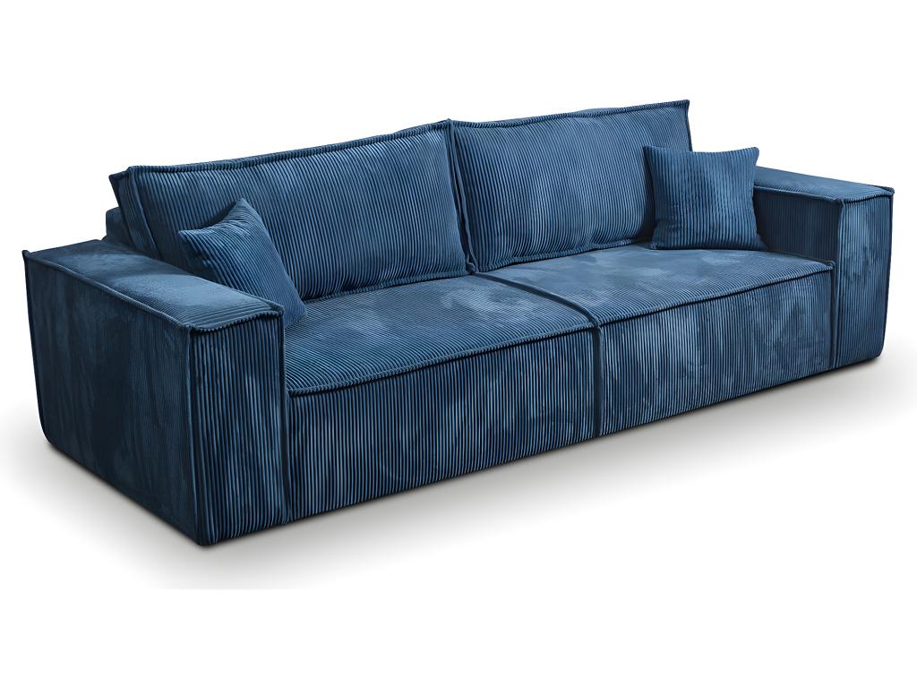 Velvet Sofa - Blue