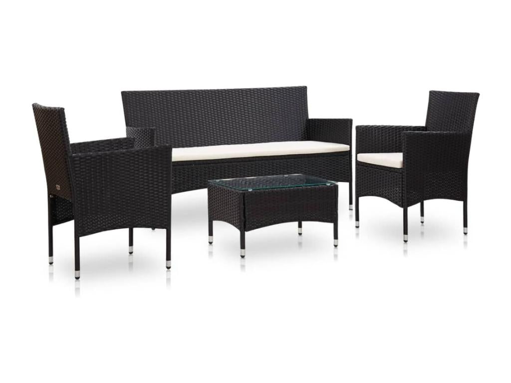 Outdoor Patio Set - Black - 667784