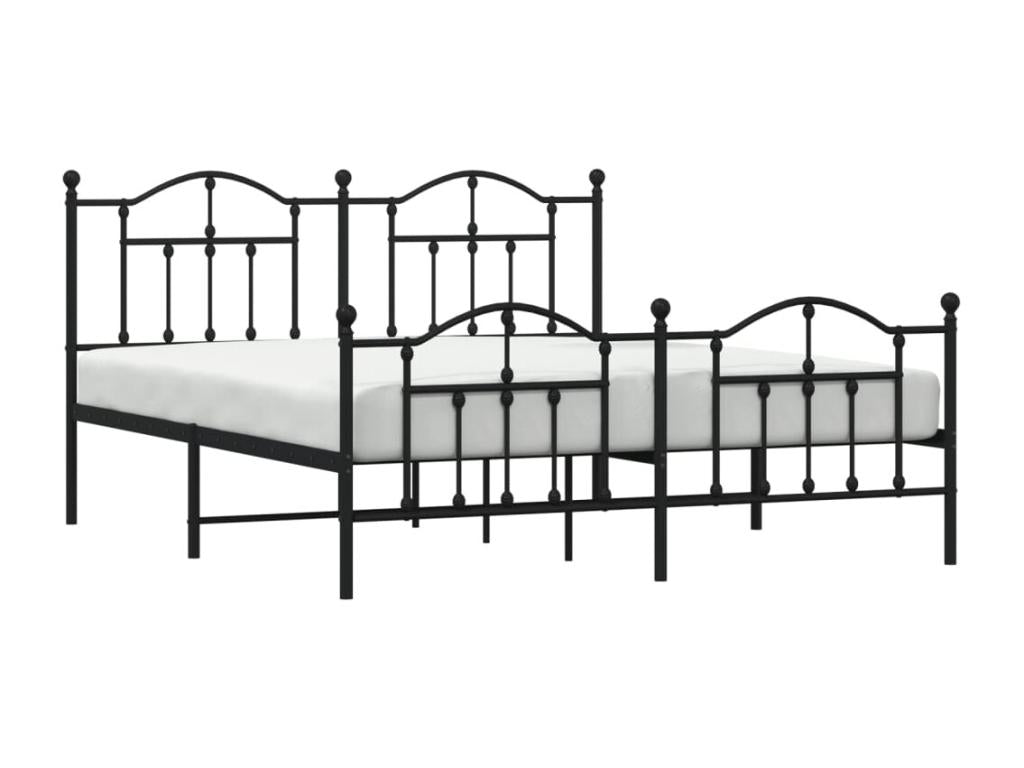 Metal Headboard 183 x 213 - Black