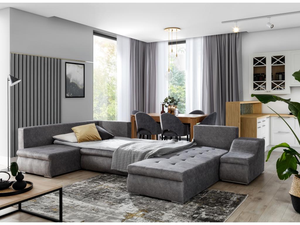 Fabric Sofa - Gray - 699841