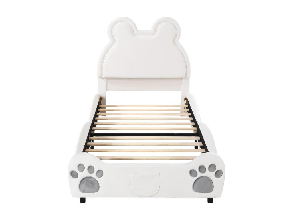 Velvet Home Furniture 90 x 200 cm - White