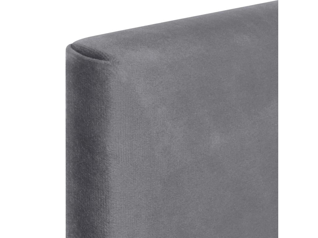 Velvet Headboard 95 x 105 - Gray