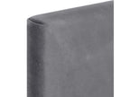 Velvet Headboard 95 x 105 - Gray