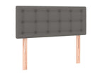 Faux Leather Headboard - Gray