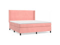 Velvet Slatted Bed Base 180 x 200 - White