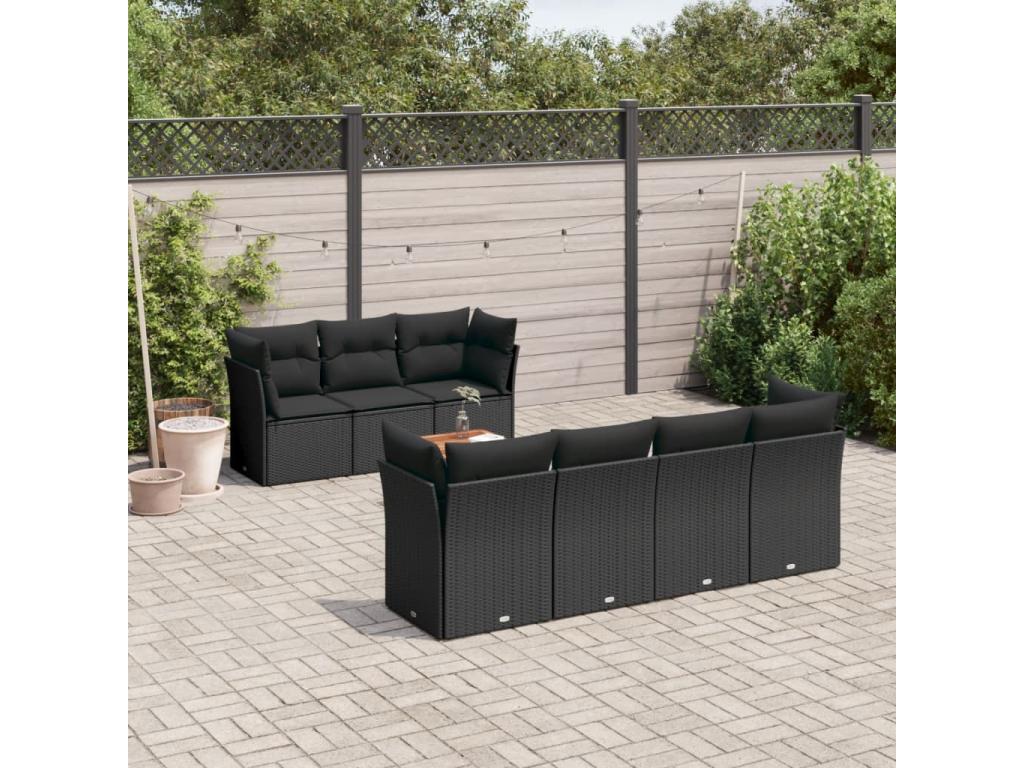 Outdoor Patio Set - Black - 458935