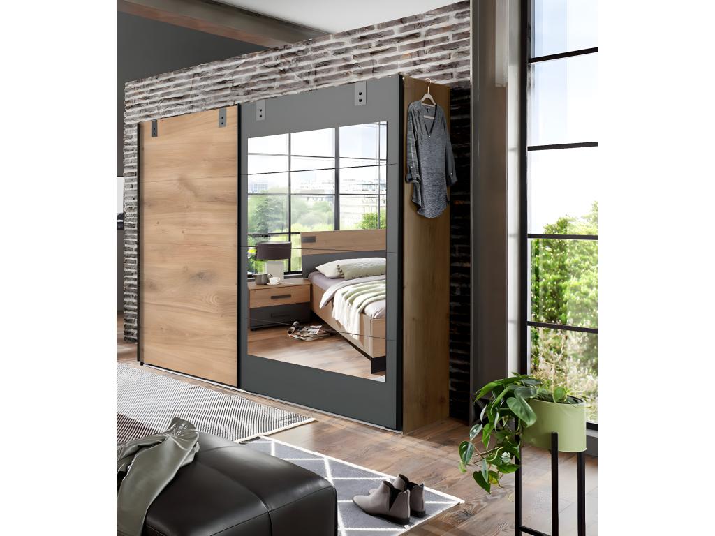 Wardrobe 140 x 200 cm - Gold