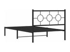 Metal Headboard 107 x 203 cm - Black