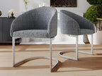 Fabric Home Furniture - Gray-Chair