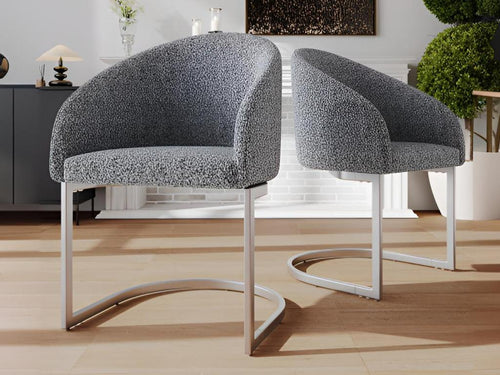 Fabric Home Furniture - Gray-Chair