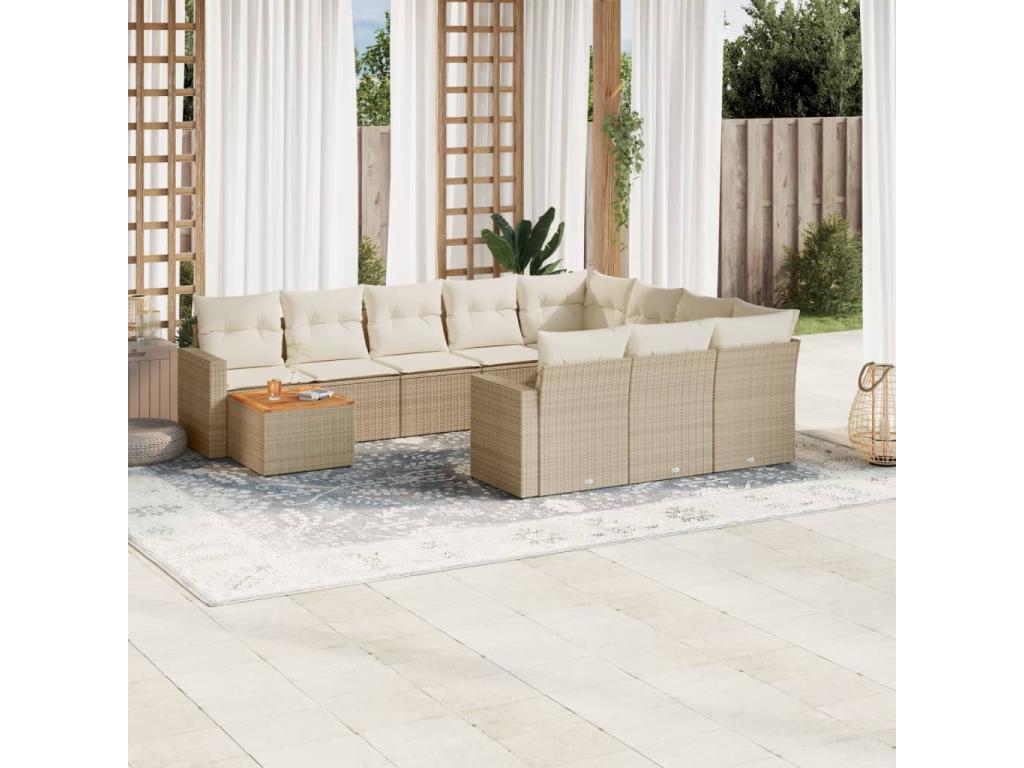 Outdoor Patio Set - Beige - 190525