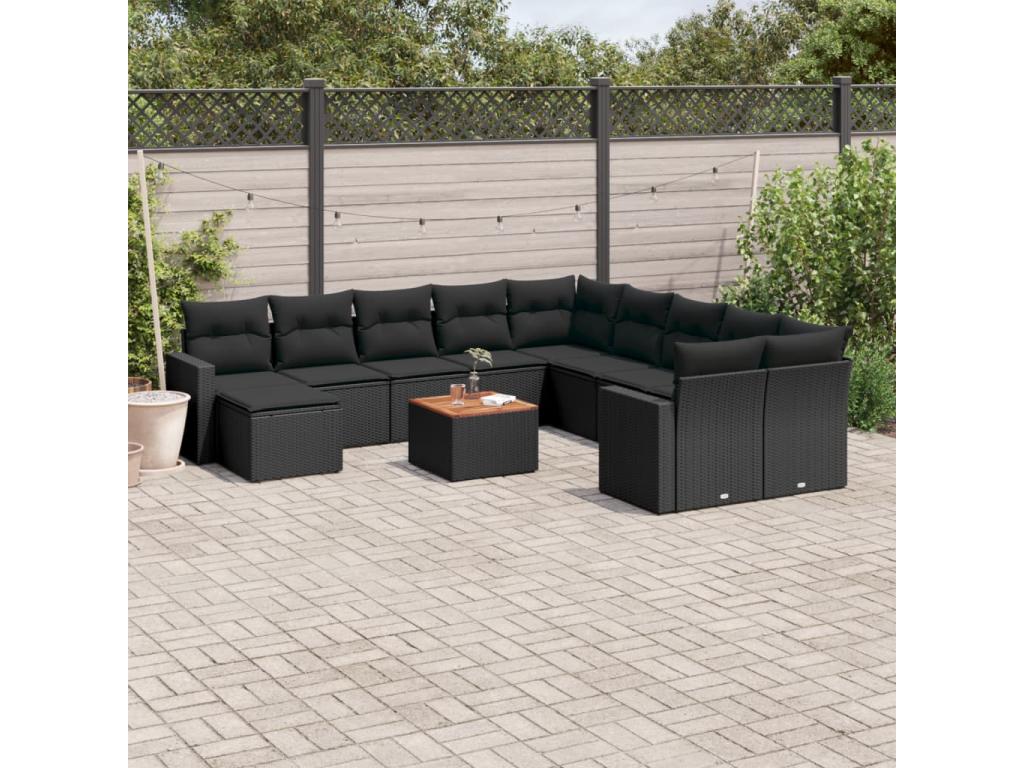 Outdoor Patio Set - Black - 626845