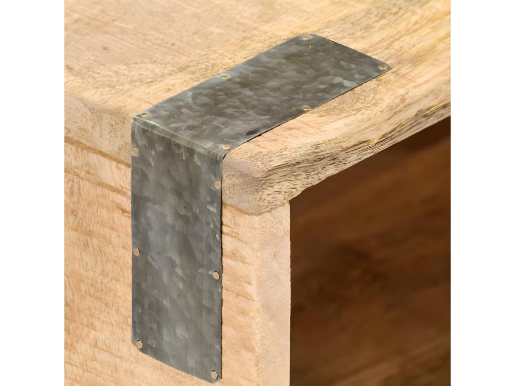 Nightstand 40 x 30 x 52 cm - Brown