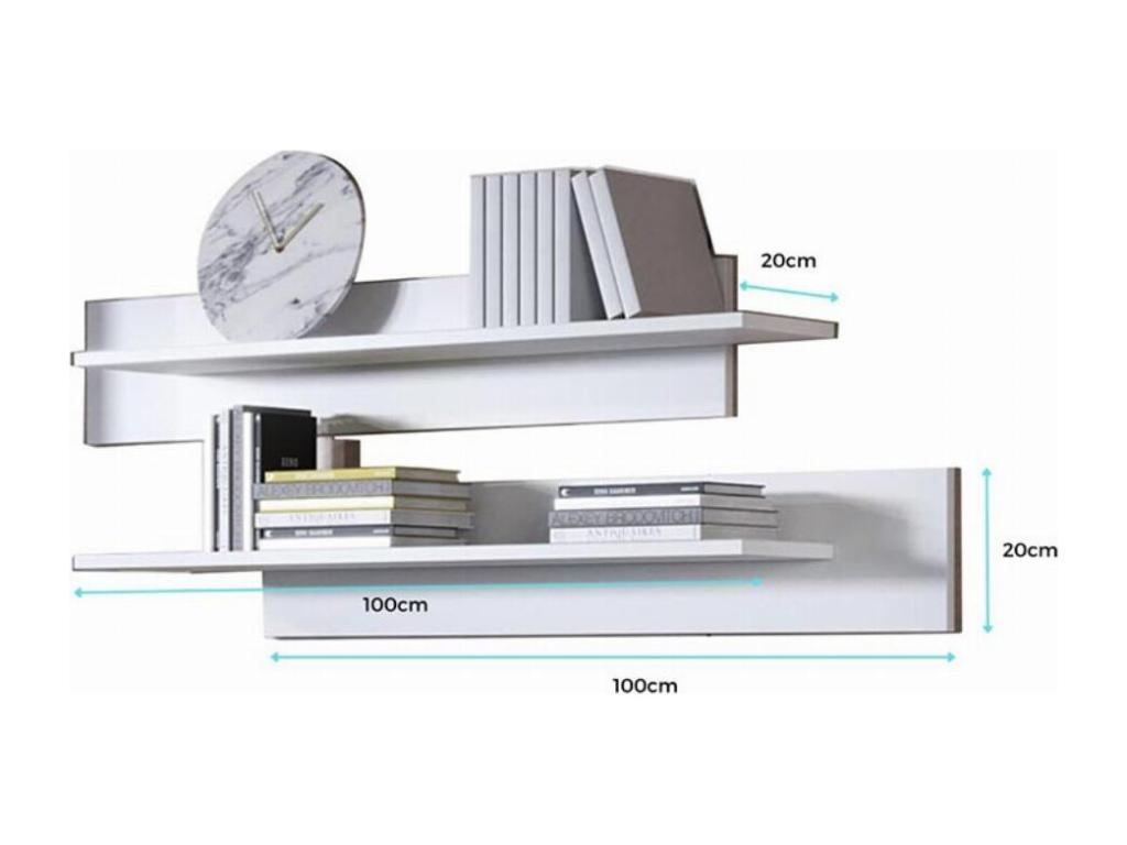 Home Furniture 100 x 20 x 20 cm - White