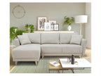 Fabric Sectional Sofa H 95 cm - Beige