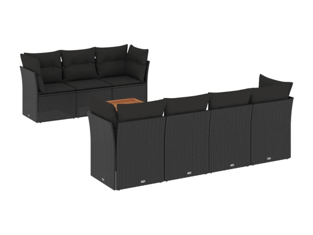 Outdoor Patio Set - Black - 458935