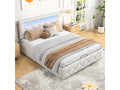Slatted Bed Base 140 x 200 cm - Beige
