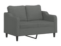 Fabric Sofa - Gray - 737388