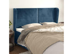 Velvet Headboard - Blue