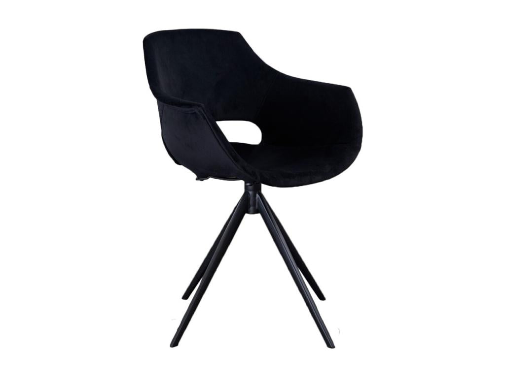 Velvet Home Furniture - Black-Chair