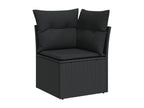 Outdoor Patio Set - Black - 346880
