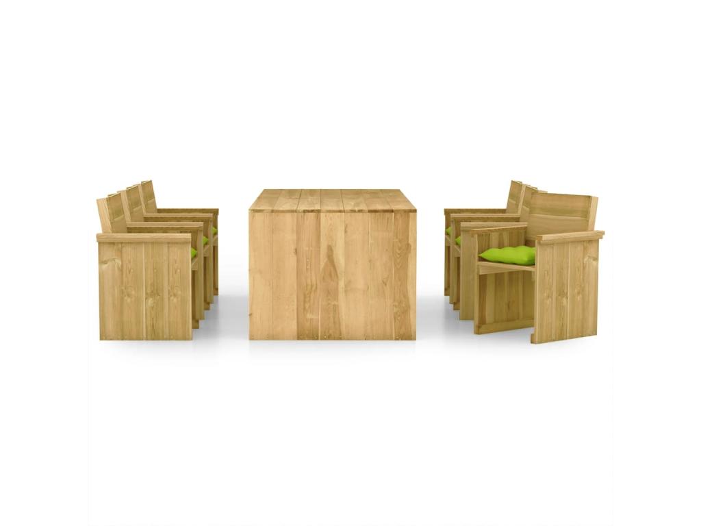 Solid Pine Wood Home Furniture - Green