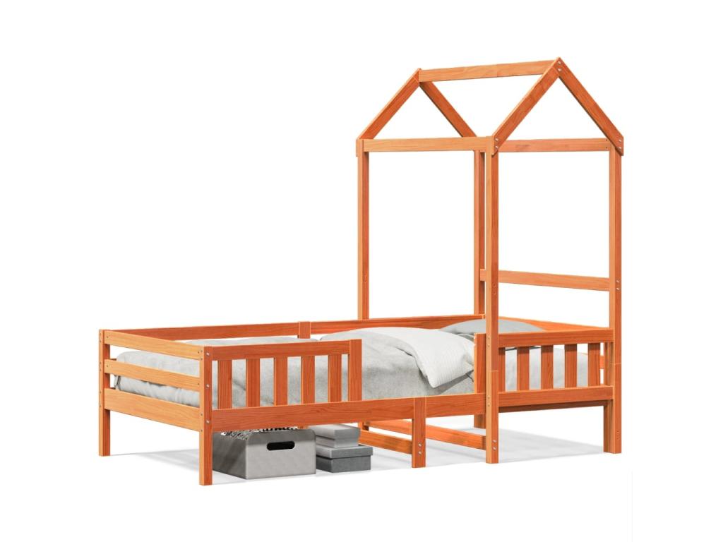 Bed Frame 80 x 200 cm - Brown