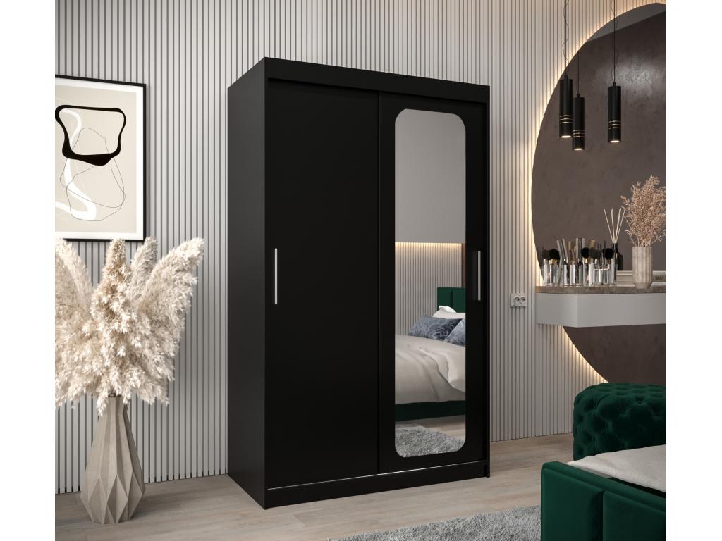 Wardrobe 200 x 120 x 62 - Black