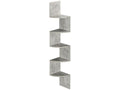 Wall Shelf 123 x 20 x 20 Cm - Gray
