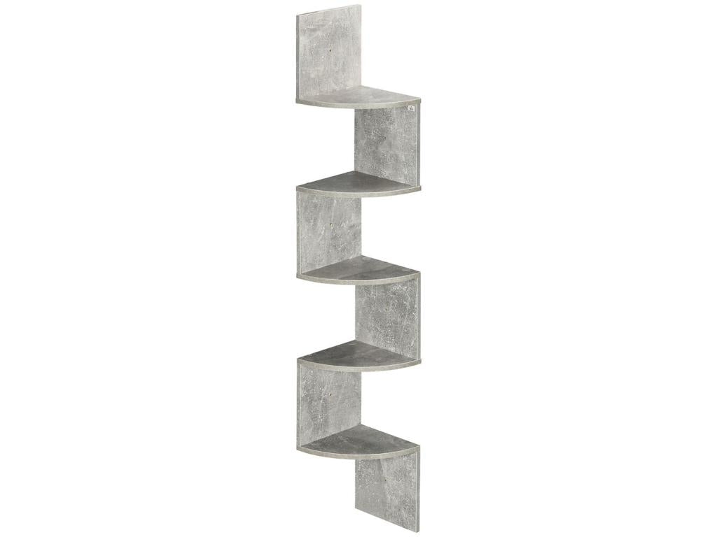 Wall Shelf 123 x 20 x 20 Cm - Gray