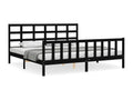 Solid Wood Headboard 200 x 200 - Black