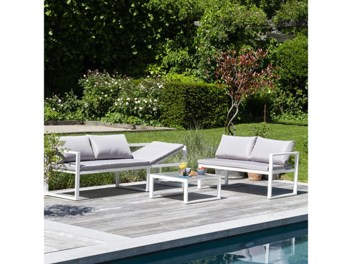 Fabric Outdoor Patio Set - Gray
