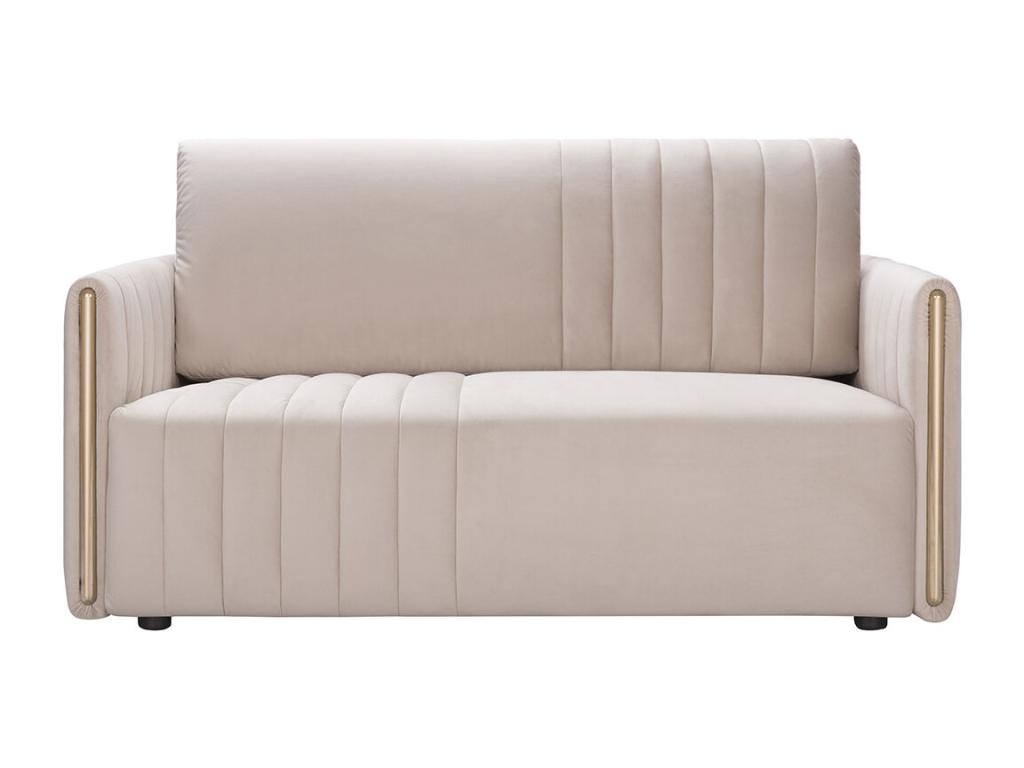 Velvet Sofa - Beige