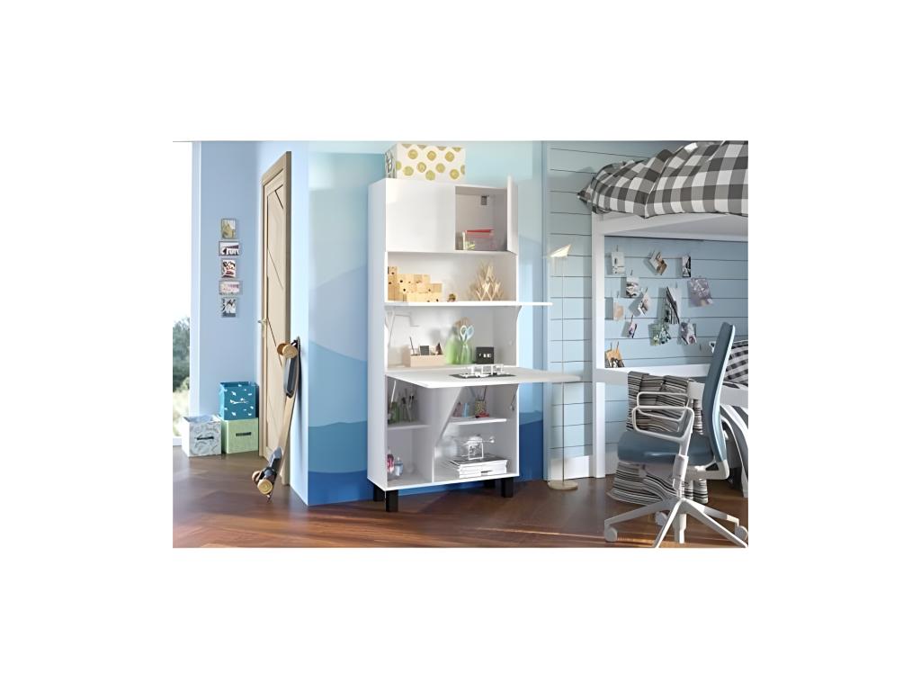 Wardrobe 175 x 80 x 32 cm - White