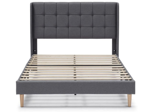 Bed Frame 90 x 190 cm - Gray