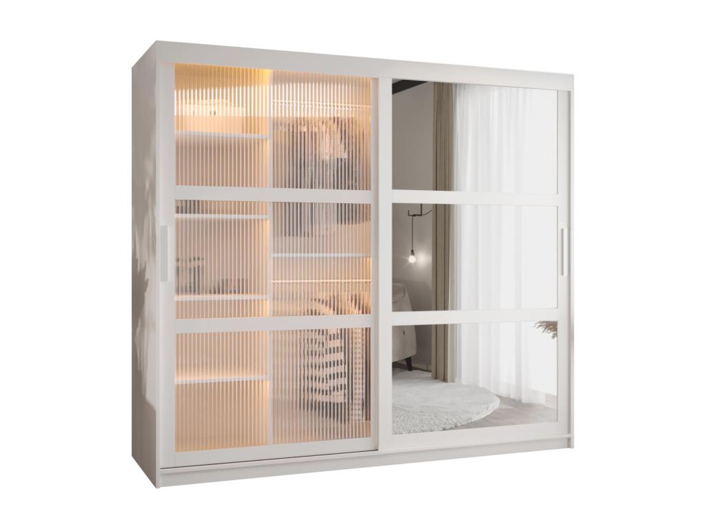 Wardrobe 200 x 200 x 62 - White