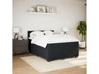 Velvet Slatted Bed Base 140 x 190 cm - Black - 779033