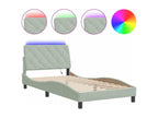 Velvet Bed Frame 100 x 200 - Gray