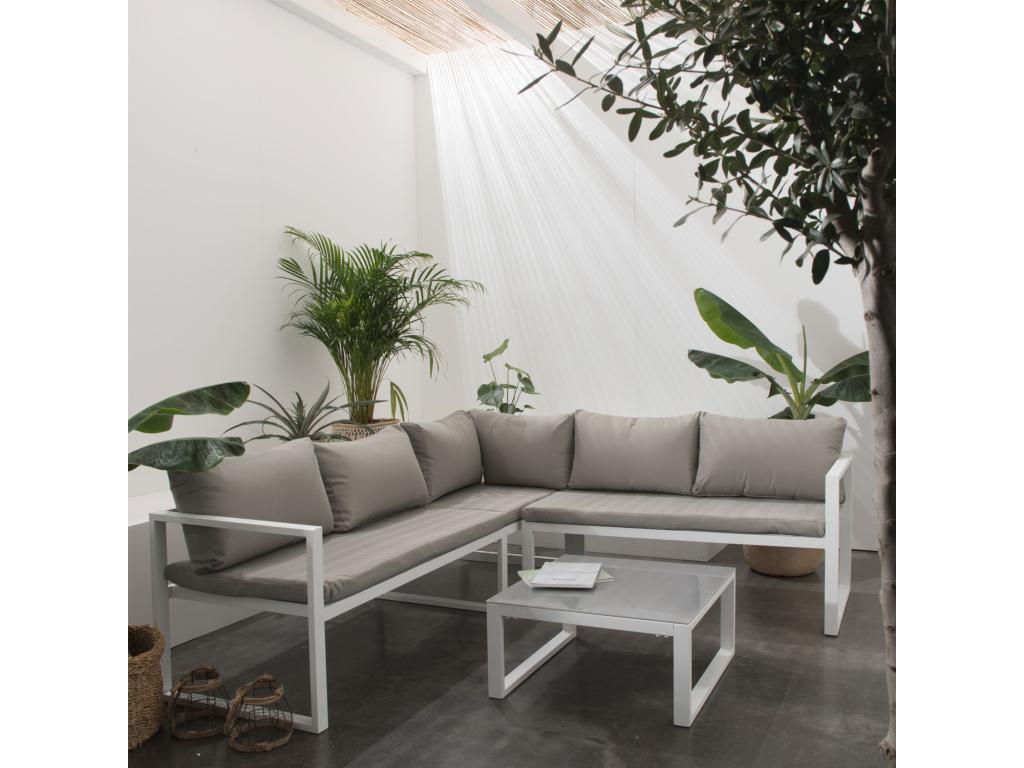 Fabric Outdoor Patio Set - Gray