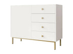 Dresser 85 x 100 x 39 cm - White