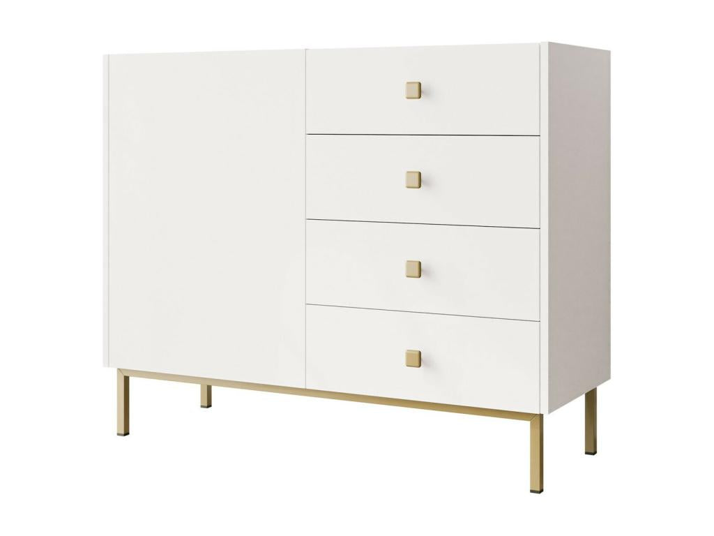 Dresser 85 x 100 x 39 cm - White