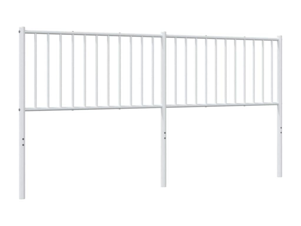 Metal Headboard - White