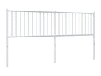Metal Headboard - White