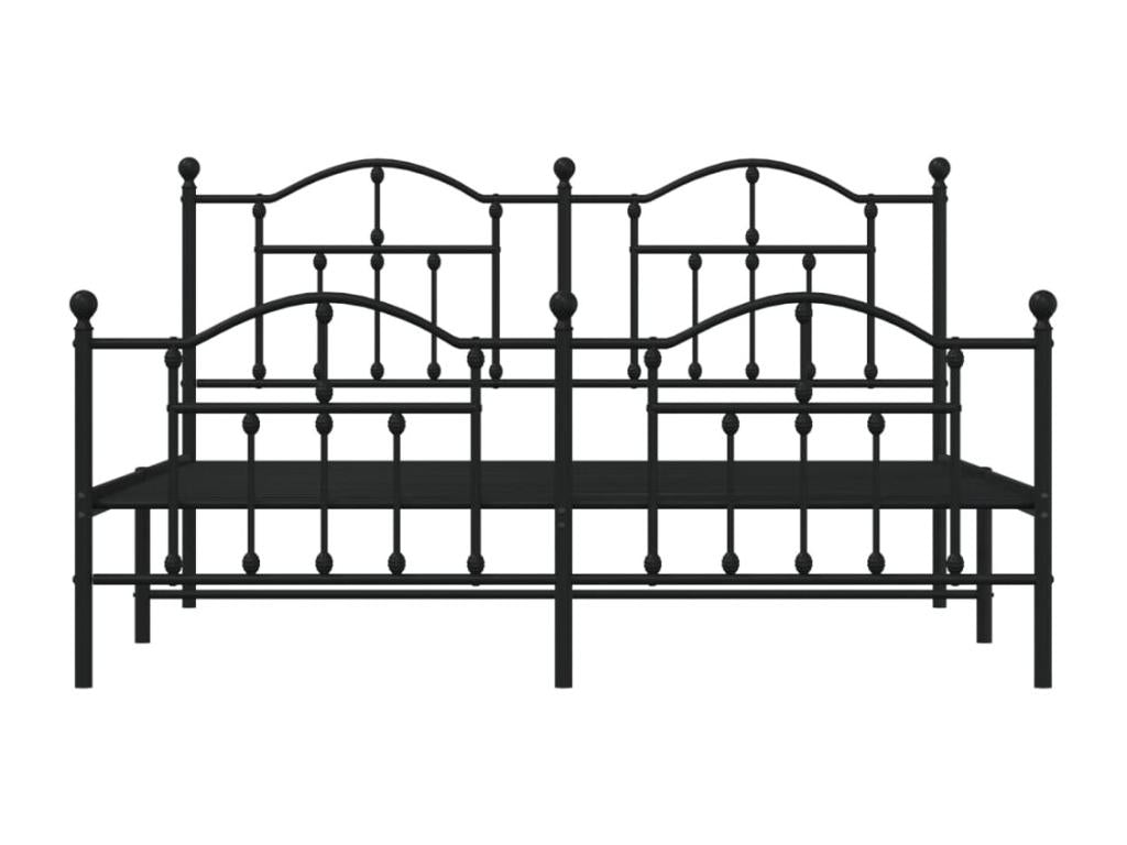 Metal Headboard 183 x 213 - Black