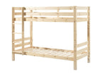 Solid Pine Wood Bunk Bed 90 x 200 cm - Brown