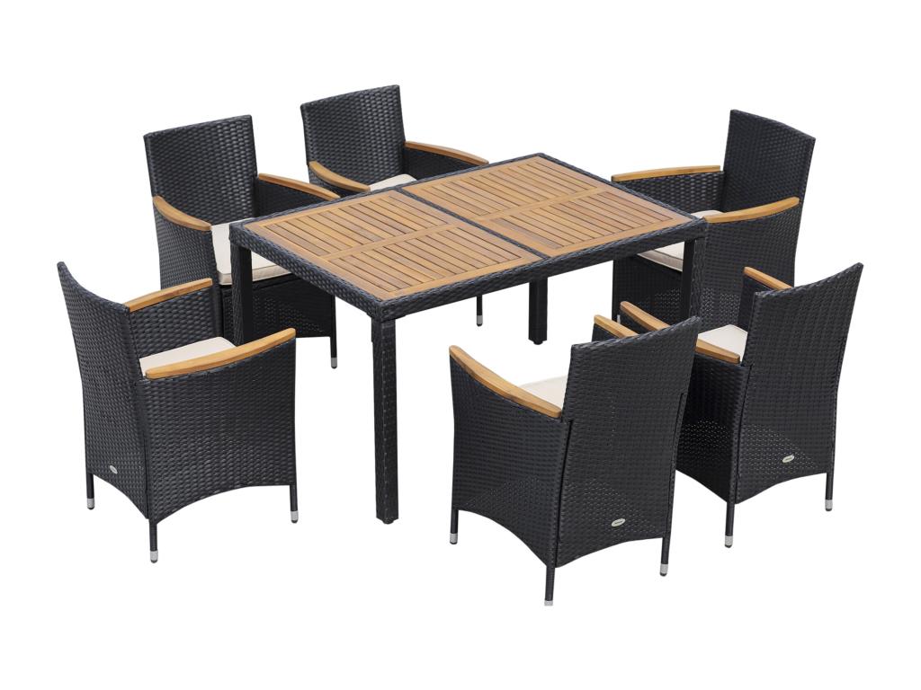 Outdoor Patio Set - Black - 434210