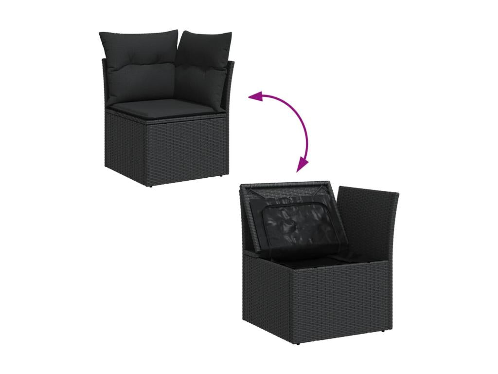 Outdoor Patio Set - Black - 626845