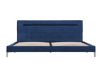 Fabric Bed Frame 180 x 200 cm - Blue