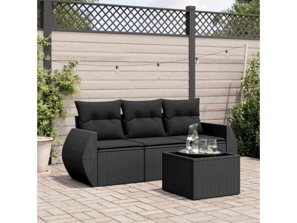 Outdoor Patio Set - Black - 326175