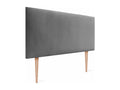 Velvet Headboard 95 x 105 - Gray